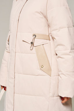 Пальто Beautiful Free 8019 бежевый