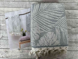 Пляжное полотенце пештемаль 100% хлопок Filipin синий (90*170)