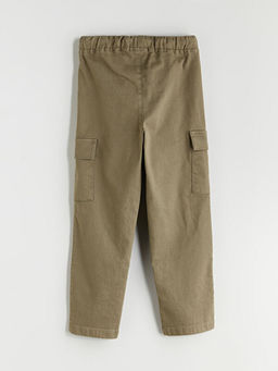 Beli Lastikli K?z ?ocuk Kargo Pantolon