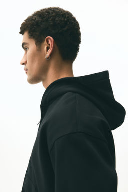 Chaqueta sudadera boxy con cremallera Loose Fit - H&m фото 11