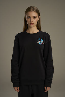 Свитшот утепленный Черный