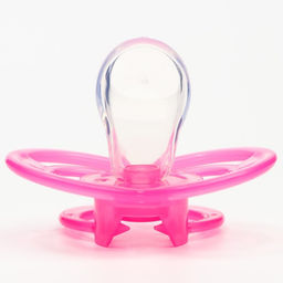 Соска-пустышка ортодонтическая, силикон, от 6 мес., с колпачком, Бантик, цвет розовый - Крошка я фото 6