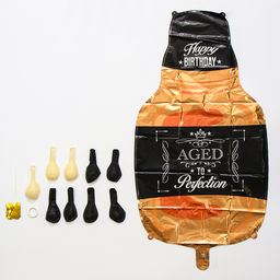 Шары воздушные «День рождения настоящего мужчины», латекс, фольга