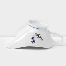 Сервиз столовый Добрушский завод «Гуси», 48 предметов, фарфор, белый