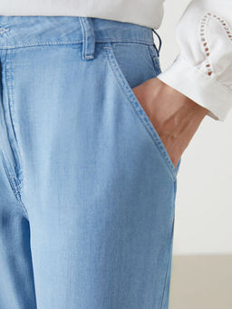 Wideleg Kad?n Jean Pantolon