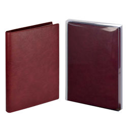 Ежедневник недатированный ESCALADA, А5+, 160 л., арт. 67191/ 10 ШЕВРЕТ БОРДОВЫЙ