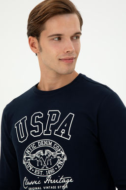 Мужской темно-синий свитшот - U.s. polo assn фото 2
