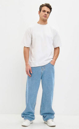 Джинсы муж. A2025 pale blue - Fine joyce фото 6
