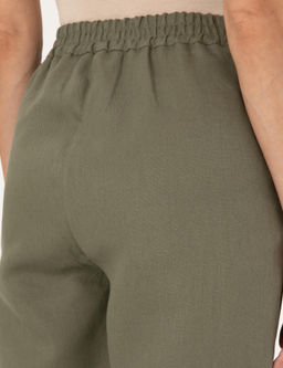 Haki Carrot Fit Keten Pantolon - Pierre cardin фото 6