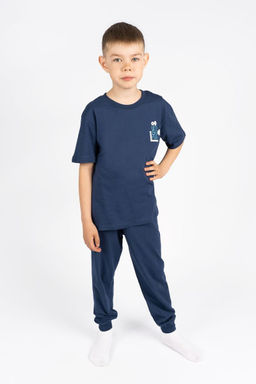 -10%! Пижама для мальчика Пижамамальчик Т.синий* 605 Be Friends