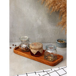 Подставка для столовых приборов и специй Adelica «Делия», 28×11×2 см, дерево дуб