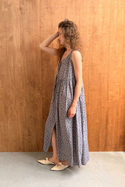 Платье женское ВОЗДУХ122/02/Серый, коричневый - M&G all natural фото 6