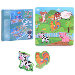 Пазл-вкладыш В деревне