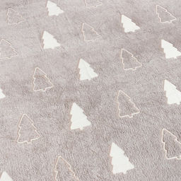 Плед с рукавами светящийся в темноте Этель. Елочки, 150?200 см, плотность 220 г/м?