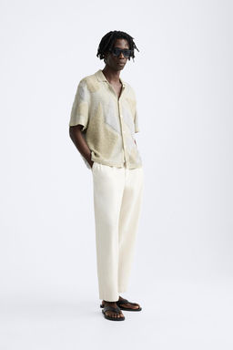 TERRY JACQUARD SHIRT - Zara фото 5