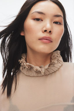Blusa oversize con volantes - H&m фото 2