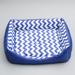 Лежанка Зиг-заг, 55 х 45 х 15 см, синяя - Пижон фото 5