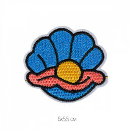 Термоаппликации арт.TBY.2255 Морская раковина 6см, уп.10 шт.