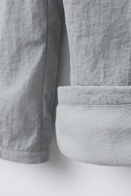 PANTAL?N NYLON LAZOS FORRO POLAR / Gris - Zara фото 4