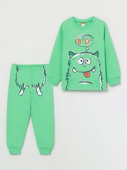 CRB wear/CSBB 50024-38 Комплект для мальчика (джемпер, брюки), ментоловый/Ex.Cherubino