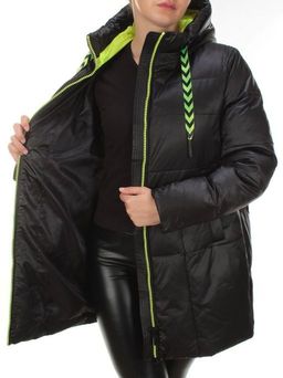 M2010 BLACK Пальто зимнее женское MARIA (200 гр. холлофайбер)