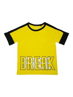 CRB wear/CSJB 63125-30-321 Футболка для мальчика,желтый/Ex.Cherubino