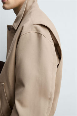 CROPPED FIT PADDED JACKET - Zara фото 6