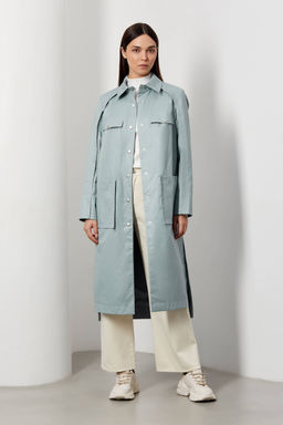 Плащ женский арт. 251S - Ultramarine фото 3