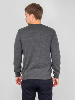 Джемпер мужской CASINO c124-ромб D4 (антрацит) - Greg фото 5