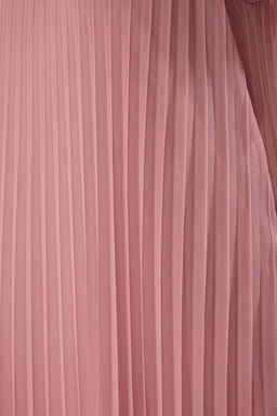 TRENDYOLMILLA Siyah Duz Y?rtmacl? Maxi Piliseli A-line Esnek Orme Elbise TWOSS25EL00170 фото 15