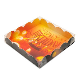 Цена за 5 шт. Коробка для печенья, «Праздник», 15×15×3 см