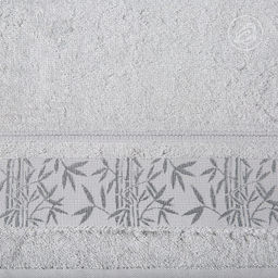 Набор полотенец Бамбук (серый) 50*90; 70*140/1 шт. - 50*90; 1шт. -70*140 Махровые полотенца Арт Дизайн (Узбекистан)  фото 3