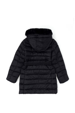 Черное пальто для девочки - U.s. polo assn фото 2