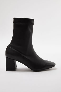 Trendyol Shoes Siyah Strec Fermuarl? Kad?n Blok Topuklu Bot TAKAW25BO00001 - Trendyolmilla фото 8
