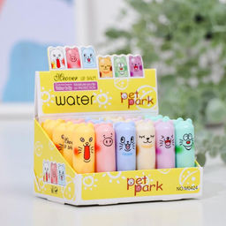 Цена за 24 шт. Бальзам для губ Мяу, микс цветов и ароматов.