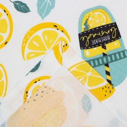 Набор салфеток Этель Лимонад 30х40 см - 2 шт, 80% хл, 20% пэ, сатин 110 г/м2  фото 4