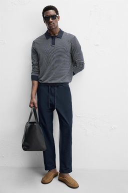 RELAXED FIT JOGGER WAIST TROUSERS - Zara фото 36