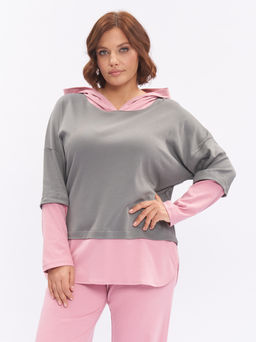 Худи тонкое HU00202GRY23