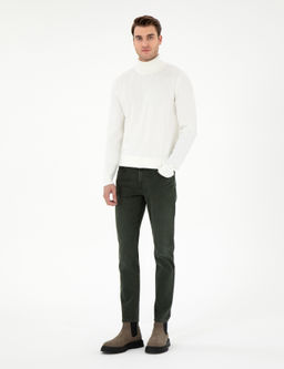 Ye_il Slim Fit Jean Pantolon