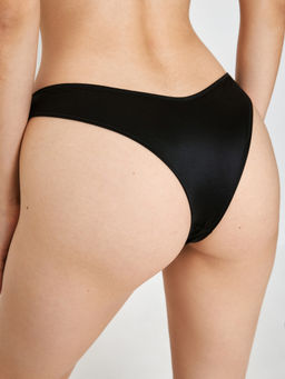 31204122258 Трусы стринги-бразилиано жен 3шт. Hope черный с бежевым - Infinity Lingerie фото 6