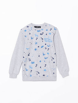 Bisiklet Yaka Erkek ?ocuk Sweatshirt ve E?ofman Alt