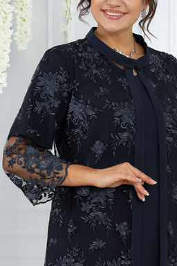 Платье Ninele 7431-Р темно-синий - Mira fashion фото 1365