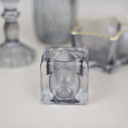 Цена за 4 шт. Подсвечник "ICE" 5*5 см, Графит