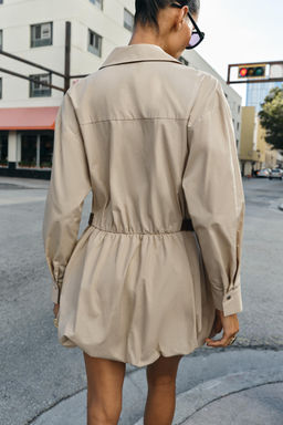SHORT BALLOON DRESS - Zara фото 8