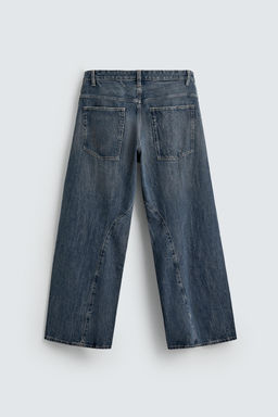 BAGGY FIT TWISTED-SEAM JEANS - Zara фото 8