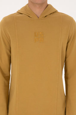 Erkek Hardal Sweatshirt