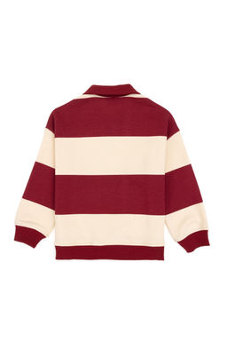 Erkek _ocuk Koyu Frambuaz Polo Yaka Sweatshirt - U.s. polo assn фото 2