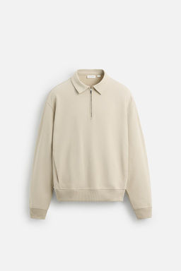 POLO SWEATSHIRT WITH ZIP - Zara фото 6