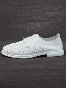 03-PDXL156-3 LT. BLUE Полуботинки женские (натуральная кожа) - Фабричный китай фото 6