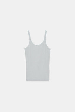 SOFT INTERLOCK TOP WITH DRAPED SIDE DETAIL - Zara фото 42